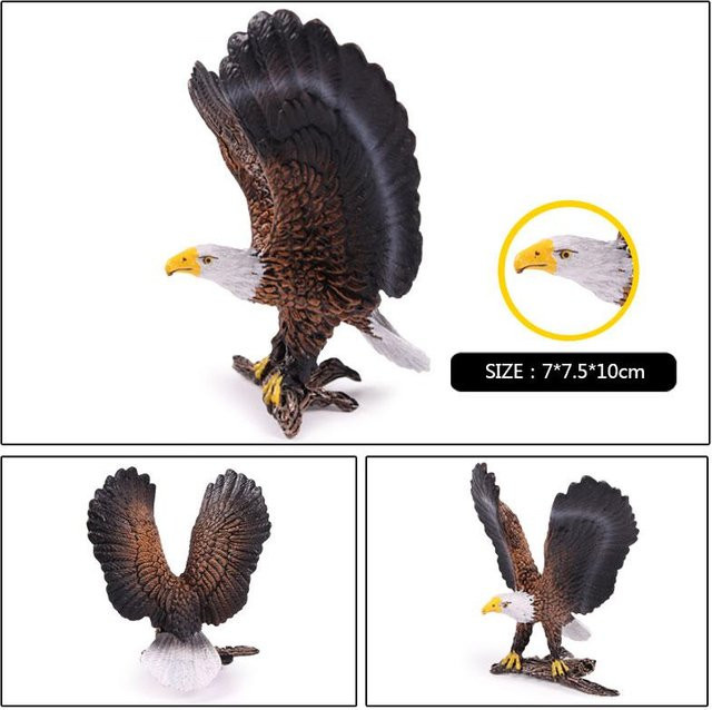 Oenux Wildvogel Tiere Wald Steinadler Kondor Actionfigur PVC ab 3-6 Jahren - Bild 1