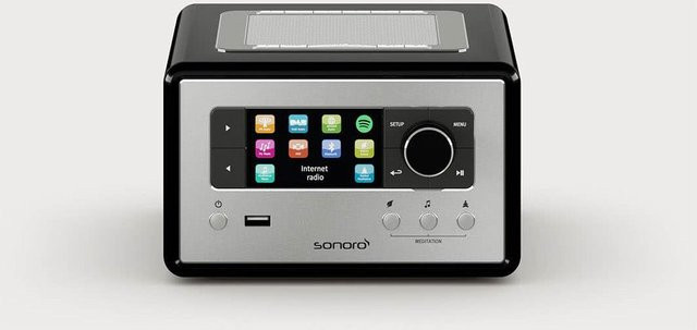 Sonoro Relax Internetradio DAB+ in Schwarz und Silber - Bild 2