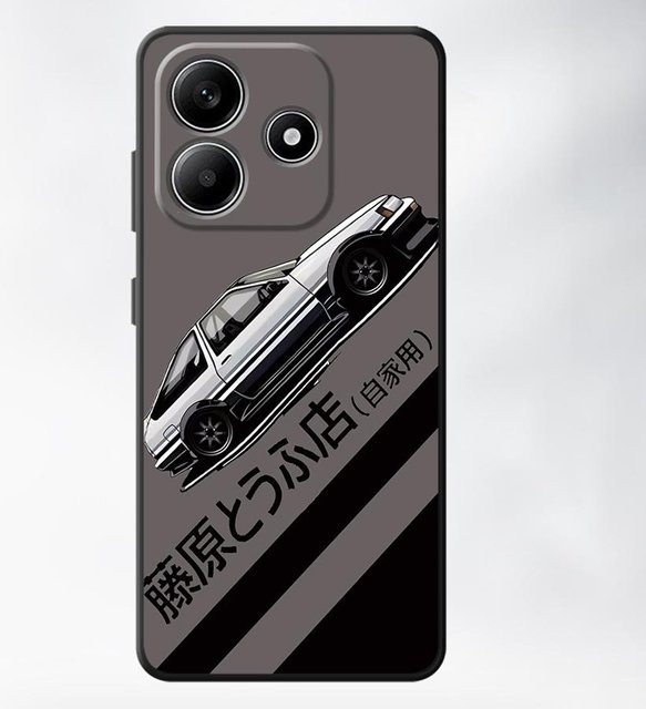 Xiaomi Redmi Note 13 5G Handyhülle Initial D Design in Grau - Bild 1