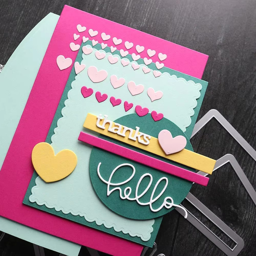 Werner Love and Light Essentials Metall-Stanzformen You're So Very Kind Words Set für Scrapbooking und Kartenherstellung - Bild 2