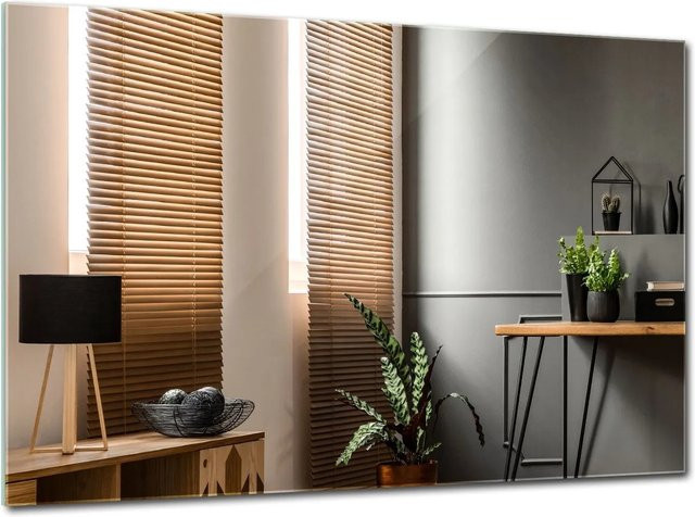 Tulup Wandspiegel Rechteckig Modern B: 100 cm, H: 70 cm - Bild 1