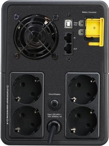 APC Back-UPS BX Series BX2200MI-GR USV in Schwarz mit 2200 VA und 1200 Watt sowie 4 Ausgangsanschlüssen - Bild 1
