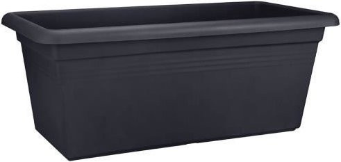 ELHO Jardiniere Green Basics XXL Pflanzkübel Schwarz B: 59,2 cm, T: 29,5 cm, H: 27,7 cm - Bild 1