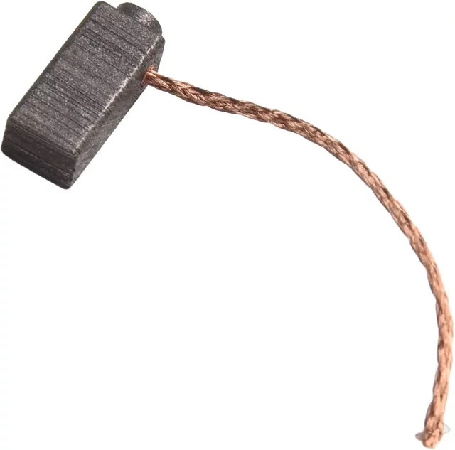 VIBRATITE Ersatzset Kohlebürsten für Elektromotoren, 10 Stück, Schwarz, B/T/H: 5 x 6 x 14 mm - Bild 1