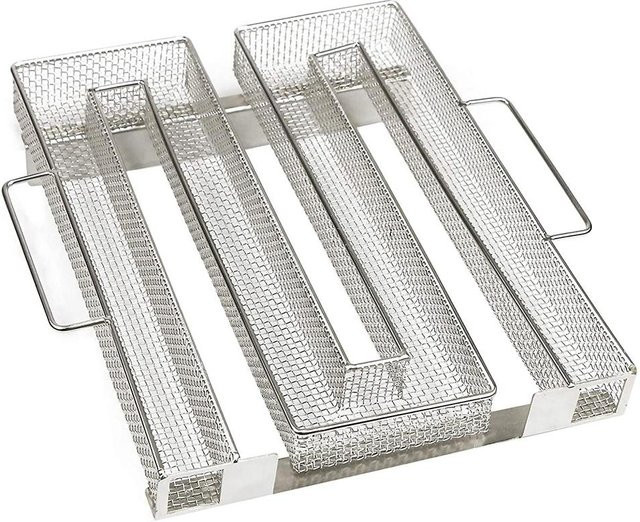 CosyHome Kaltrauchgenerator aus Edelstahl für Fleisch und Lebensmittel in Weiß und Silber - Bild 1