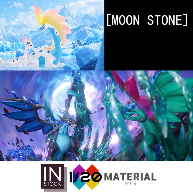 Re-ment Pokémon Amaura & Aurorus MegaCharizard-X, Fantasy, Kunststoff - Bild 1