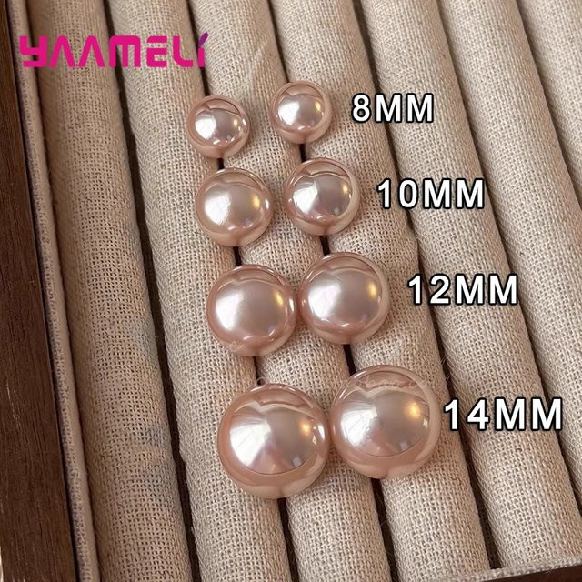 YAAMELI Perlenohrringe, 925 Silber, goldfarben beschichtet, Damen - Bild 1