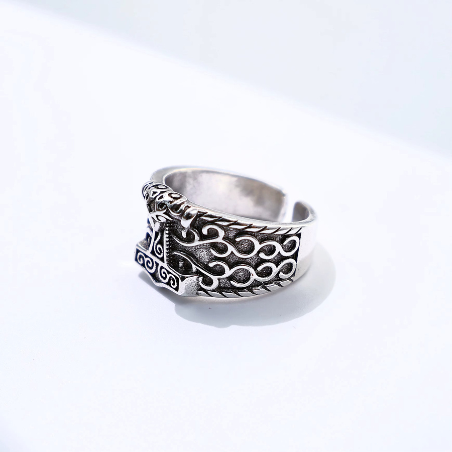 LENNIK Ring, versilberter Kupfer, Herren - Bild 5