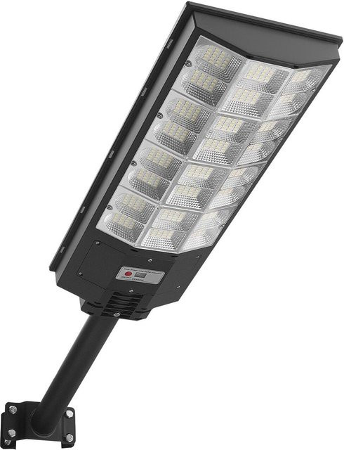 Buying Solutions MB Solarkandelaber für den Außenbereich mit LED-Flutlicht, 8000W, 450000LM, Schwarz, IP65 Wasserdicht mit Bewegungssensor - Bild 1
