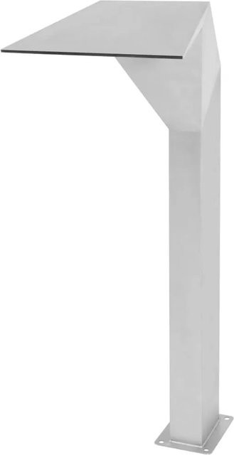 vidaXL Pool-Wasserfall aus Edelstahl in Silber, B/T/H: 50 x 30 x 90 cm - Bild 1