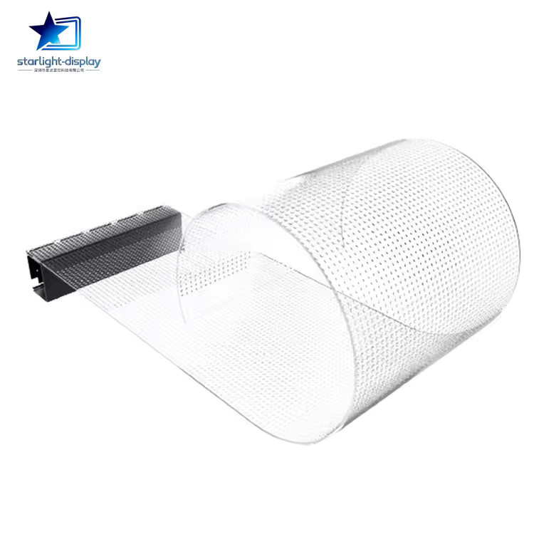OIMG Hochkontrast Transparenter LED-Film-Bildschirm für Glasflächen und Werbung - Bild 2