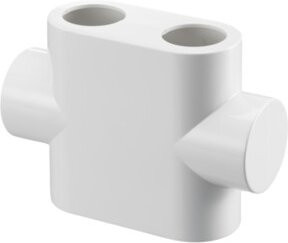 Oventrop Design Abdeckung Durchgang in Weiß für Multiblock T/TU/TQ - Bild 1