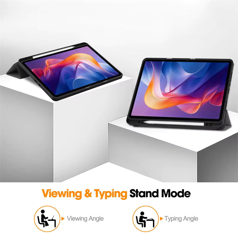 Xiaomi Redmi Pad 2 11 Zoll Smart Cover mit Stifthalter und Magnetfunktion, Schwarz - Bild 4