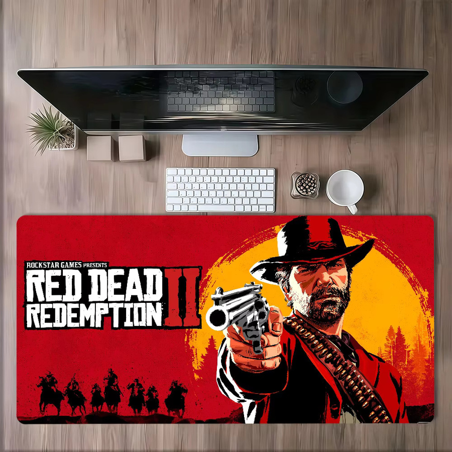 Lockedge Red Dead Redemption 2 Gaming Mauspad rutschfest und verdickt für Büro und Studium - Bild 4