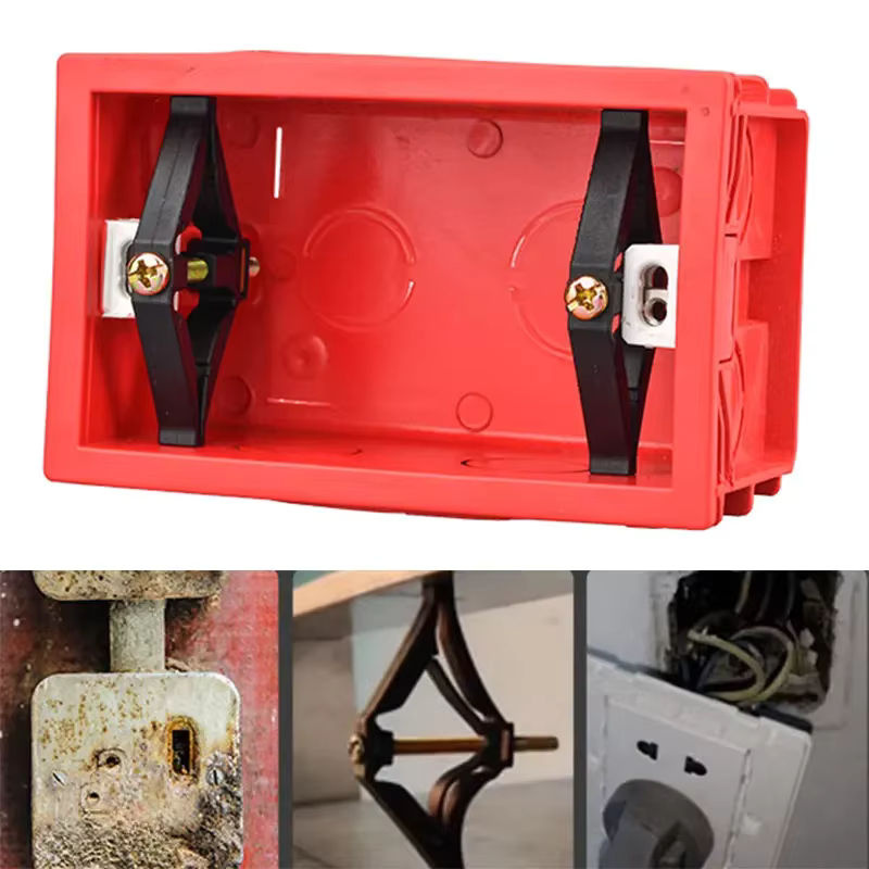 6er Set Reparatur-Schrauben und Montage-Stangen für 118 Typ Schalter-Bodenboxen in Hellblau - Bild 4