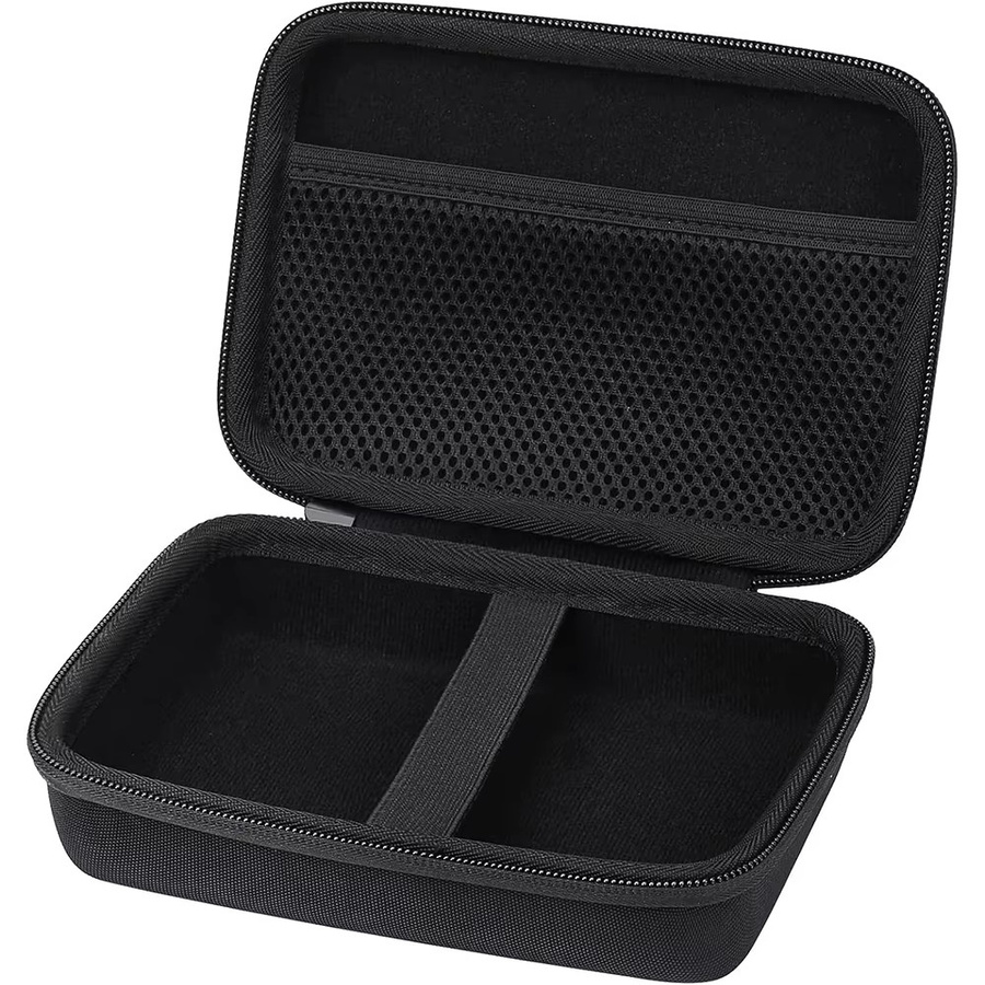 XHDATA Hartschalen-EVA-Tragetasche in Schwarz für die Handheld-Spielkonsolen D808, D-368, D-328, D-109 und D109WB, stoßfeste Schutztasche - Bild 2