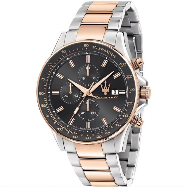 Maserati Chronograph, Edelstahl, Bicolor, Quarz, 44 mm, Herren - Bild 1