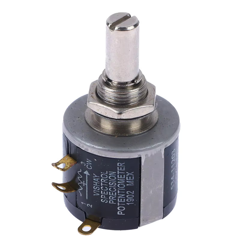 Spectorl Präzisions-Potentiometer Drahtgewickelt Silber KOQZM - Bild 3
