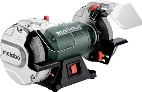 Metabo Doppelschleifmaschine DS 150 Plus mit 400W und 150mm Schleifscheibe in Grün - Bild 1