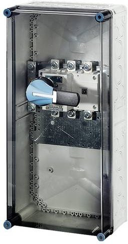 Hensel Lastschaltergehäuse Mi 7455, 250A, 3p.+PE+N, weiß, Wandmontage, Kunststoff, B/H/T: 30,0 x 60,0 x 23,9 cm - Bild 2