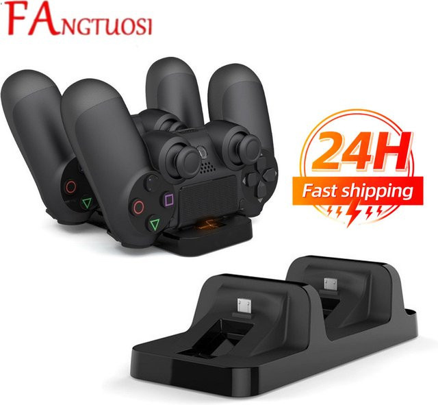 Sony USB-Dual-Ladestation für PS4-Controller in Schwarz - Bild 1