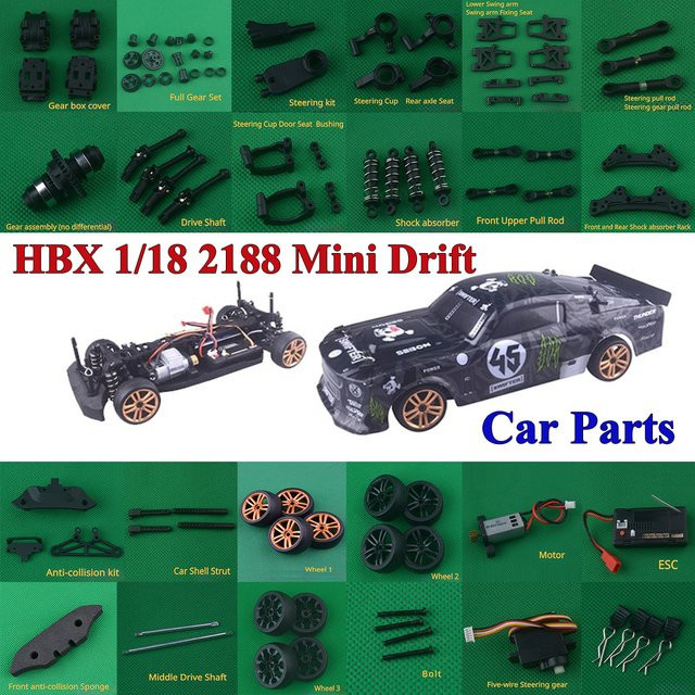 HBX 2188 Mini Drift RC Modell, 1:18, Fernbedienung Auto - Bild 1