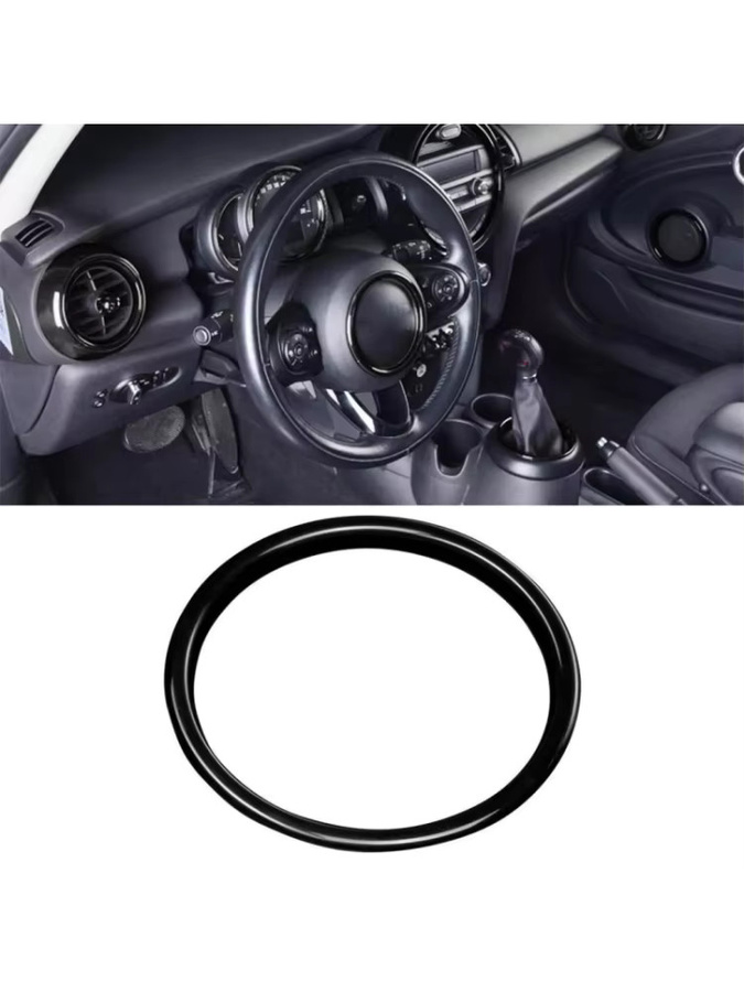 Lenkrad Mittelring Abdeckung Verkleidung für Mini Cooper F54 F55 F56 F57 F60 in Schwarz - Bild 5