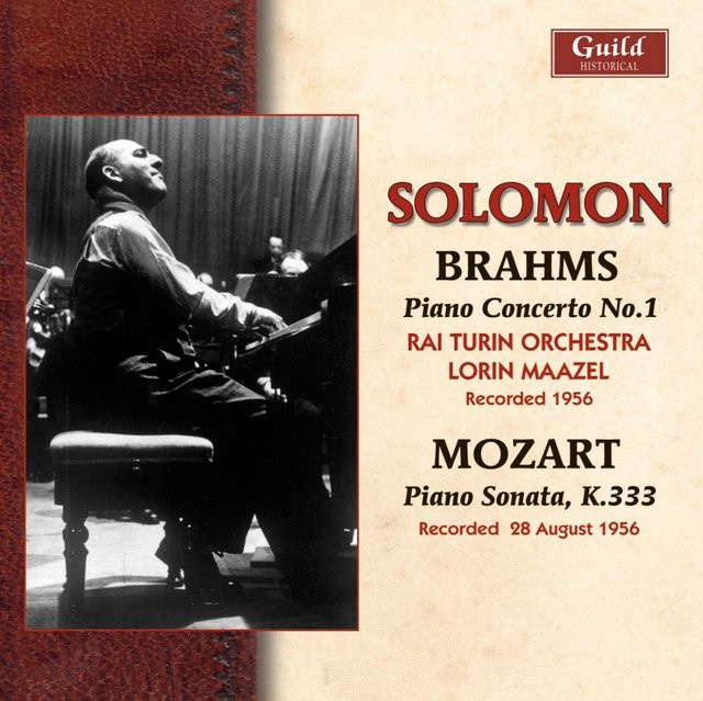 Solomon spielt Brahms & Mozart, Solomon Cutner, Lorin Maazel, RAI Orchester, CD - Bild 1