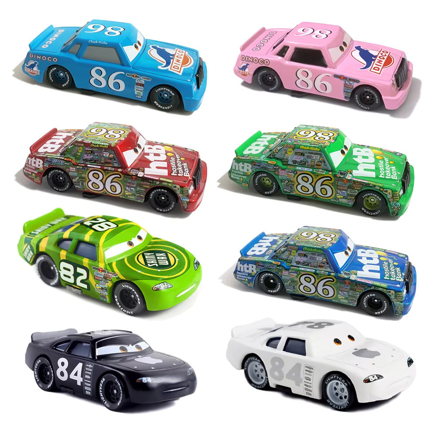TAKARA TOMY Disney Pixar Cars 3 Chick Hicks, Modellauto, 1:55, Metall, Pink - Bild 3