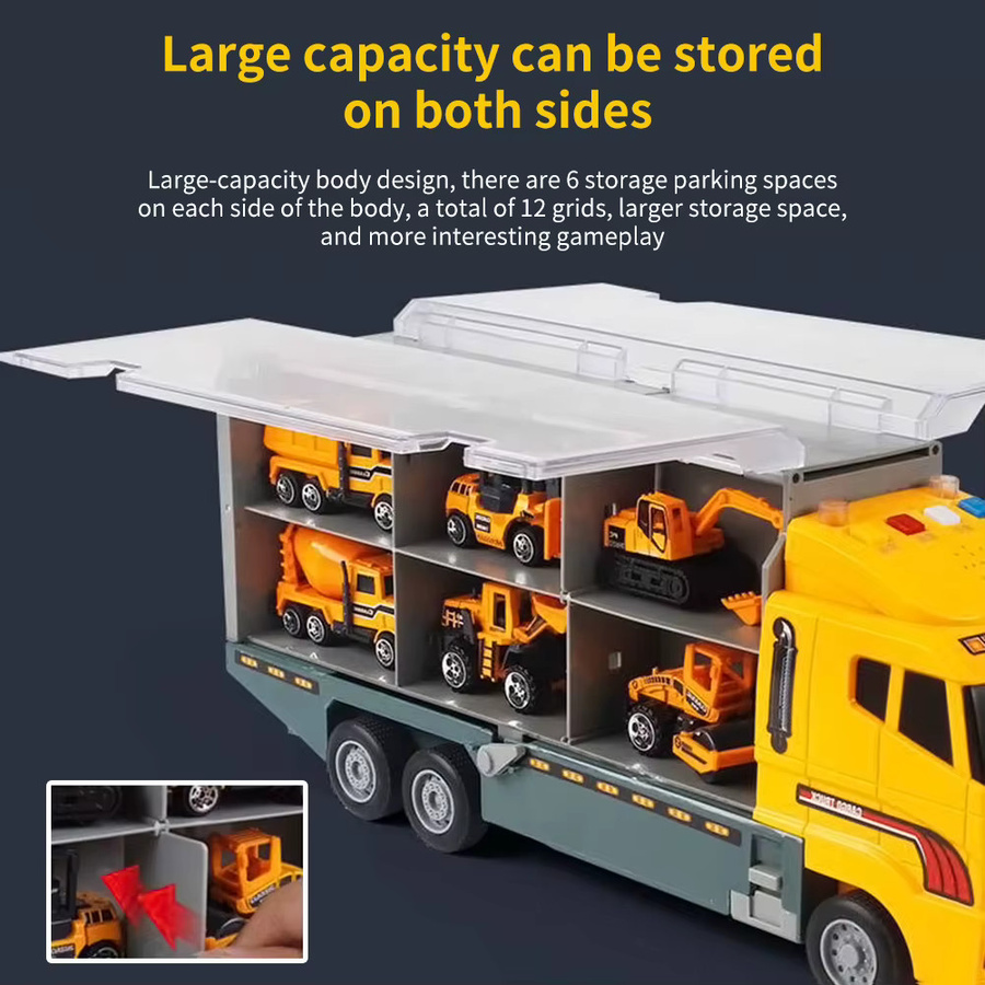 CONUSEA Big Trucks Set, Mini-Druckguss-Automodell aus Legierung, Fahrzeuge, Set / Bundle - Bild 3