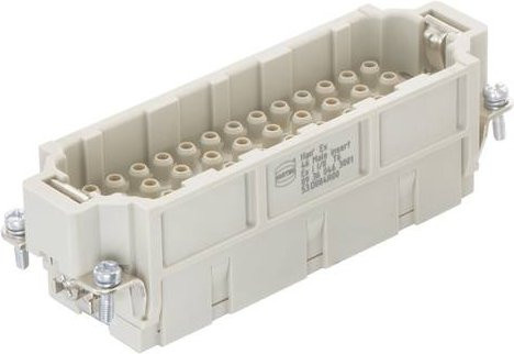 Harting Einsätze mit Crimpanschluss 09360463001 in Beige aus Kunststoff - Bild 1