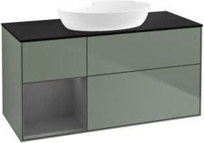V&B Waschtischunterschrank Finion in Lackoptik, Breite: 120 cm, Tiefe: 50,1 cm, Höhe: 50,1 cm - Bild 1