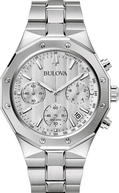 Bulova Chronograph, Edelstahl, Quarz, 44 mm, Herren - Bild 1
