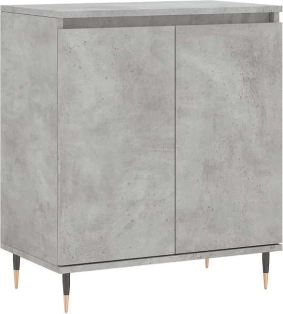 vidaXL Sideboard in Betongrau aus Holzwerkstoff und Eisen, B/T/H: 60 x 35 x 70 cm - Bild 1