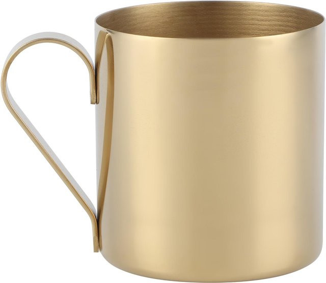 CosyHome Cocktailbecher aus Edelstahl in Gold, 400 ml Trinkbecher für Cocktails, Bier, Kaffee oder Wasser - Bild 1