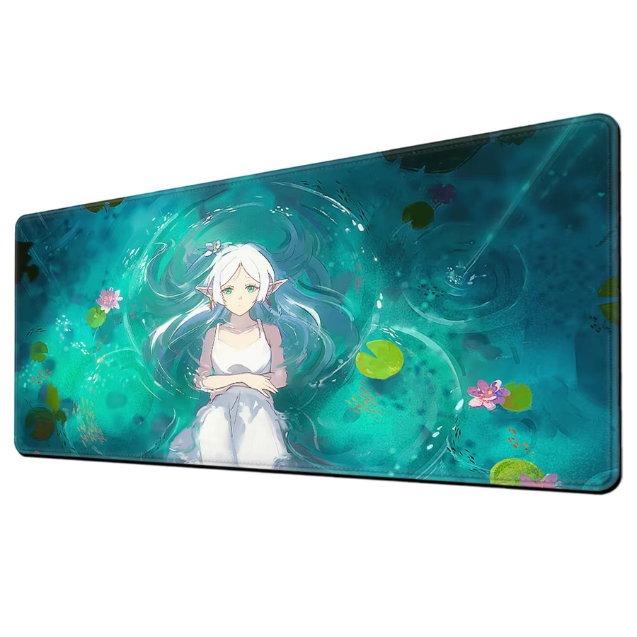HYBXAXC Mauspad Sousou No Frieren Beyond Journey End Design Lotus Flower Multicolour - Bild 5