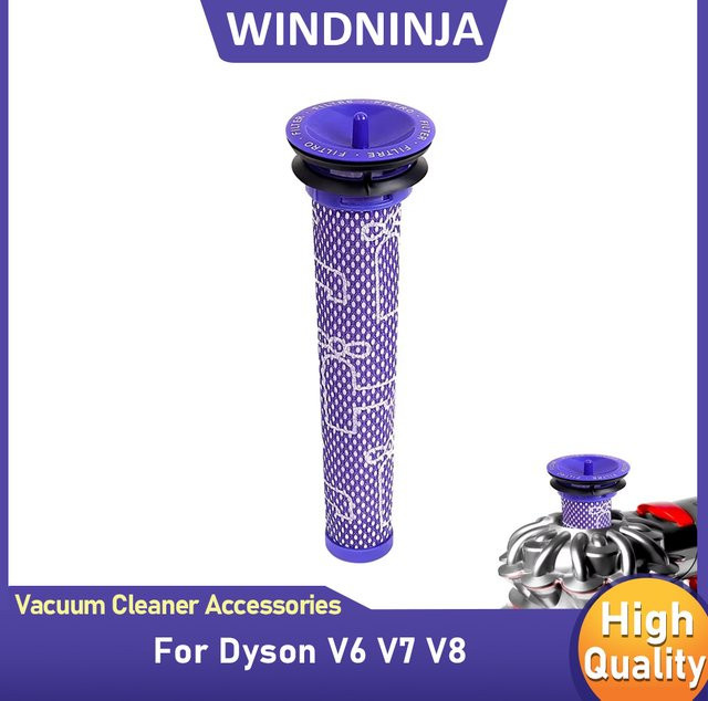Dyson Vorfilterkartusche Ersatzteil in Purple für V6 V7 V8 Staubsauger - Bild 1