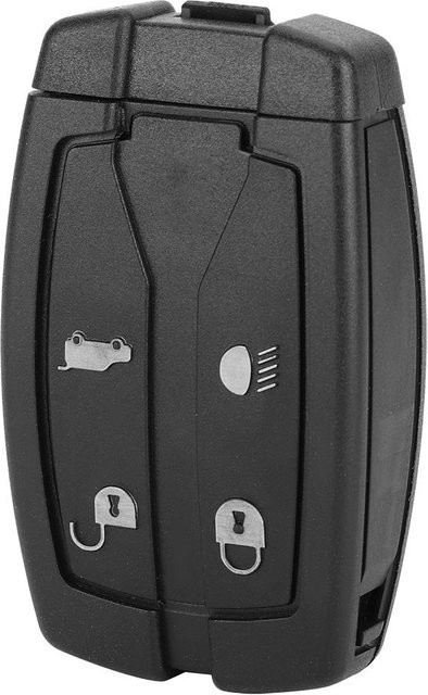 Igeteck Smart Schlüssel Gehäuse Fob Schale für Land Rover Freelander 2 mit 4 Tasten in Schwarz - Bild 1