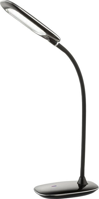Globo LED-Tischleuchte Minea I in Schwarz und Chrom, dimmbar und verstellbar - Bild 1