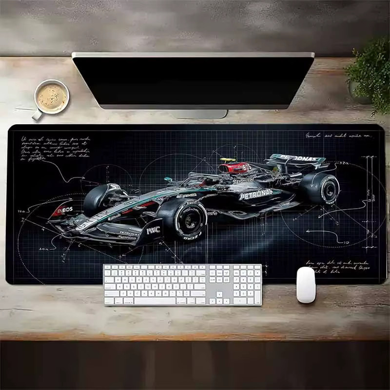 MRGLZY Gaming-Mauspad in Grau mit glatter Oberfläche und rutschfester Gummibasis für PC und Büro - Bild 2