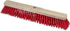 Nölle Saalbesen Elaston in Rot mit Naturfasern, Breite: 50 cm - Bild 1