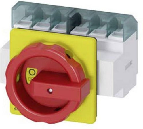 Siemens Lasttrennschalter Rot Gelb 6polig 35mm² 63A 690 V/AC 3LD25043VK53 - Bild 1