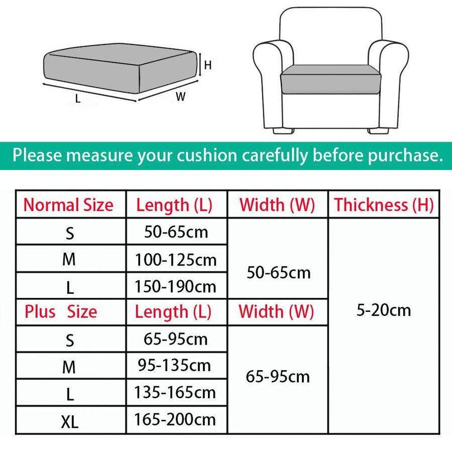 BRHUIXUE Elastische Sofa-Sitzkissenbezüge aus wasserdichtem PU-Leder in Blau für 1- bis 4-Sitzer Sofas - Bild 3