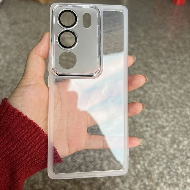 Stoßfeste Silikon Schutzhülle für Vivo V40 SE 80W, Vivo Y200 4G und Vivo V40 Lite 4G in Transparent - Bild 1