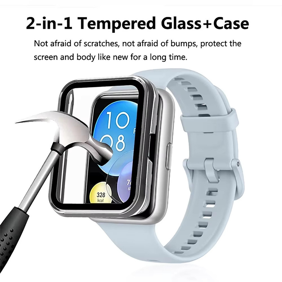 Huawei Fit 2 Uhrenzubehör, Schutzhülle, Kunststoff, Schwarz, Unisex - Bild 4