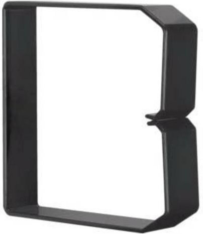Hager Klammer DN1001003 aus Kunststoff in Schwarz, 50 Stück, B x H: 100 x 100 mm - Bild 1