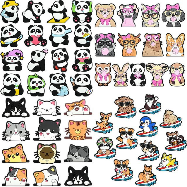 Lanxi League Schuh Charm, Panda Katze Hund, Kinder - Bild 1