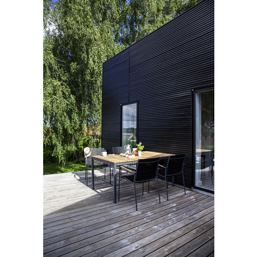 Cinas Gartentisch Mood aus Teakholz in Grau, B/H/L: 100 x 72 x 167,5 cm - Bild 4