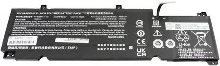 Clevo Notebook-Akku 6-87-NV4RS-74M00 in Schwarz mit 15.40V und 4600 mAh - Bild 1