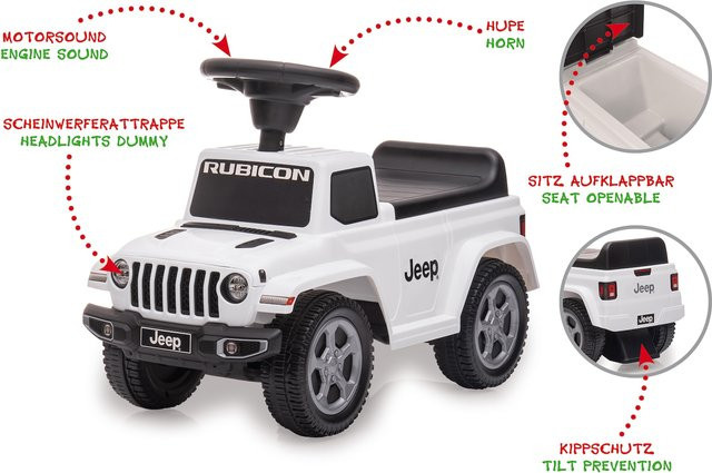 JAMARA Jeep® Gladiator Rutscher weiß ab 12 Monaten - Bild 1